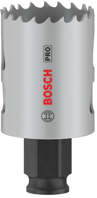 Bosch 1x PRO Multi Material Power Change Plus Hole Saw | for Softwood, Drywall, Ø 37 mm, Professional Accessory Drill Driver