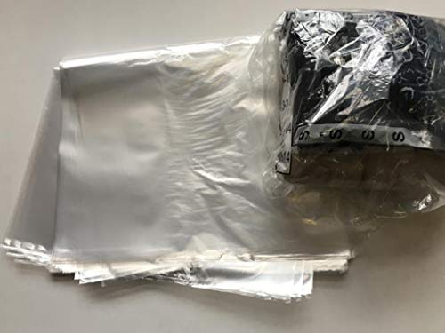 100 BUSTE GRANDI 50x75 cm SACCHI BIANCHERIA LENZUOLA COPERTE PIUMONI CORREDI e TOVAGLIE PER LAVANDERIA RIUTILIZZABILI e TRASPARENTI