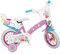 Kinderfahrrad Peppa Pig 12 Zoll mit Stützrädern Korb Puppensitz 3-5 Jahre