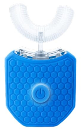Cepillo de Dientes Eléctrico Automático en Forma de U, Cepillado de 360°, Limpiador Bucal Ultrasónico Resistente Al Agua Ipx7,B