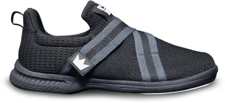 Brunswick Slingshot Mens Bowling Shoes - Black (Black, US Footwear Size System, Adult, Men, Numeric, Wide, 11)