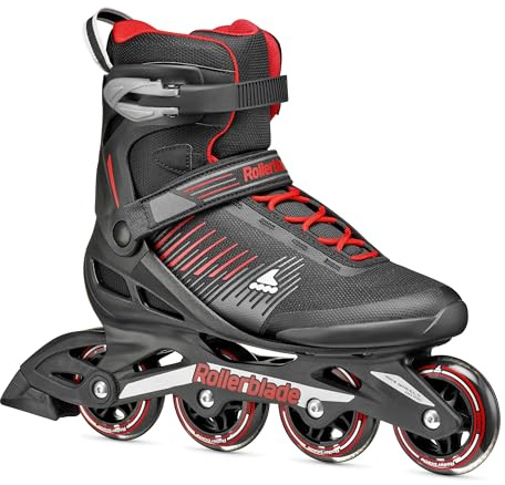 Rollerblade ZETRABLADE, Pattini in linea Uomo, nero/rosso, EU: 44.5/45 (UK 10/10.5 / US: 11/11.5)