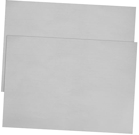 jojofuny 2 pcs Laptop Skin Sticker Decal 15-15.6 Inches, Universal Reusable Vinyl Sticker for 12.1 13 13.3 14 15.4 Inches Netbook/Notebook PC, Scratch-Resistant (Silver)