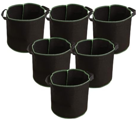 POPETPOP 6pezzi Per Coltivazione in Non Con Doppi Manici Per Giardinaggio in Contenitori Coltivazione e