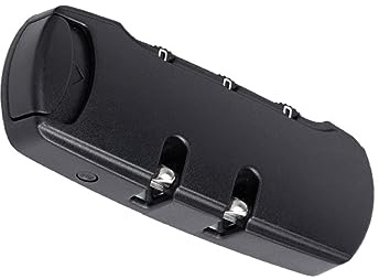 SHINEOFI Luggage Lock 3 Dial Combination Password Suitcase Lock for Travel Backpack Secure Black