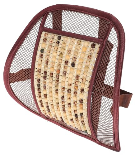 Coussin de Coton Soutien Bois et Lombaire pour Siège Auto | Support Lombaire Ergonomique, Coussin Lombaire pour Voiture, Coussin Maintien Lombaire