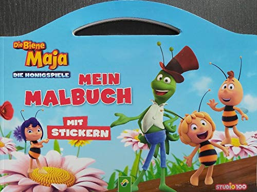 Biene Maja Malbuch mit Stickern