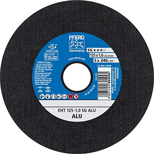25 x PFERD Trennscheibe EHT 125-1,0 SG ALU| Art.: 61341115