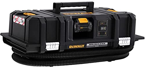 DeWalt - Aspirateur eau et poussières 54V XR FLEXVOLT classe M débit d'air maxi 24.7 l/sec sans batterie ni chargeur