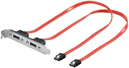 SM-PC®SATA - Slotblech SATA -> 2X eSATA II PCI Karte#561