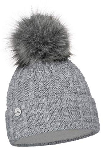 ELIMELI Damen Winter Mütze warme Strickmütze Wintermütze mit Bommel Slouch Strick Beanie Damen für Winter Bommelmütze Hergestellt in EU Farbenauswahl 16517