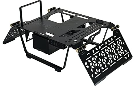 Cooler Master MasterFrame 700 Case per PC Open Air con Modalità Banco di Prova, Cerniere a Frizione Variabile, Massima Compatibilità Hardware, Vetro Temperato Panoramico e Supporto VESA Integrato