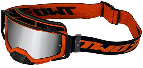 TWO-X Cross-Brille - Motocross-Brille - Kratzfeste Motorrad-Brille - Enduro & Downhill - Modell Atom