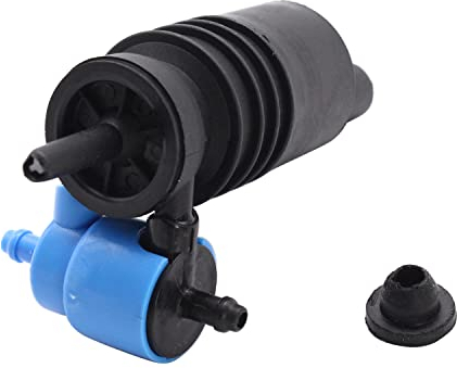 1 PC SHLPDFM Black Colour Windscreen Washer Pump Front Twin Outlet Windscreen Washer Pump 1K6955651 95562817201 2108691021 Fits for Vw Golf Mk4 Mk5 Polo Mk4 Caddy Mk3