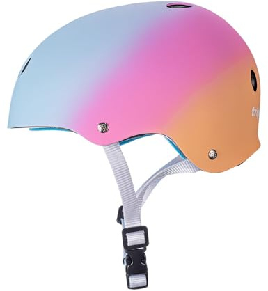 Triple Eight Certified Sweatsaver Helmet for Skateboarding, BMX, Roller Derby, Roller Skating, Inline Skating, Scooter and Bike