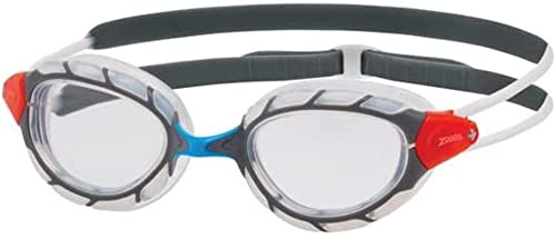 Zoggs Predator Schwimmbrille Erwachsene – UV-Schutz, Anti-Beschlag Gläser, Schnellverstellbare Komfort-Bänder, Ultra Fit Dichtung, Schwimmbrille für Training & Freizeit