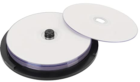 Bewinner Disque Vierge DVD-R, Disque Multimédia Enregistrable 4,7 Go 16X, CD Vierges Polyvalents PC Robustes à Grande Vitesse pour Graver des Photos de Vidéos Musicales (50PCS)