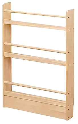 prospekthalter zeitungs zeitschriften Bodenstehender Zeitschriftenständer aus Holz, Arbeitszimmer, Wohnzimmer hinter der Tür, Bücherregal, 3 Ebenen, mehrere Größen, Schreibtisch-Organizer for die Aufb