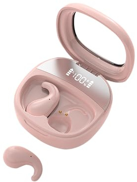 Xmenha Mini Wireless Kopfhörer in Ear unsichtbar klein Kopfhörer kabellos Bluetooth schnurlos Ohrhörer Noise Cancelling Kopfhörer zum Schlafen in Ear Schlafkopfhörer für kleine Ohren Seitenschläfer