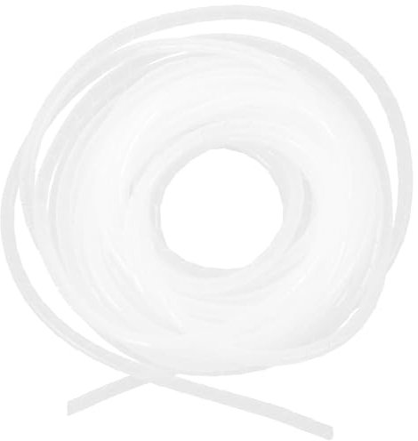 DOITOOL 11m Pe 8mm Spiral Cable Wrap Management Sleeve Tubo Morbido Cavo Avvolgibile Organizzatore Cavi Per La Casa