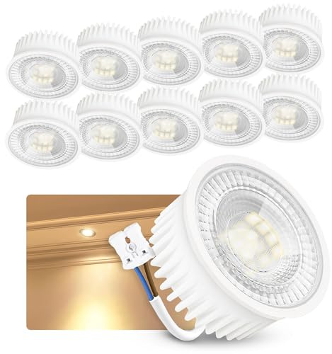 linovum LED Modul flach 50x23mm 2W warmweiß 3000K GU10 MR16 Ersatz 230V