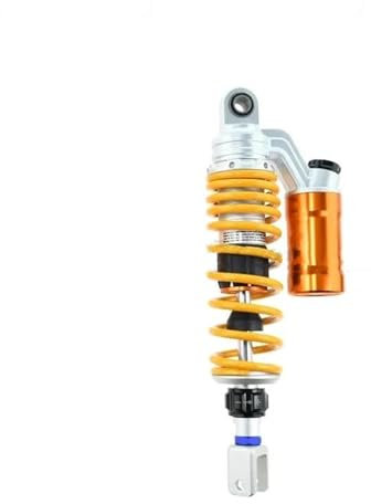 YSQIFBABD Federbein Motorrad Elektrische Fahrzeug Modifizierte Stoßdämpfer Mit Flasche Hinten Stoßdämpfer Dämpfung Einstellbar Echte Stoßdämpfer Hinten Air Stoßdämpfer Aufhängung(340mm)