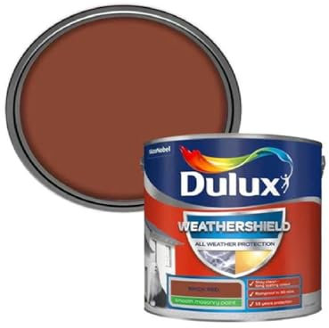 Weather Shield All Weather Protection Dulux Smooth Paint Brick Red 2.5L