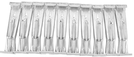 Acouto 20pcs Rain Gutter Hangers Duty Gutter Bracket Fastener with Pre Inserted Screws for Repairing Fallen FastenerGutte