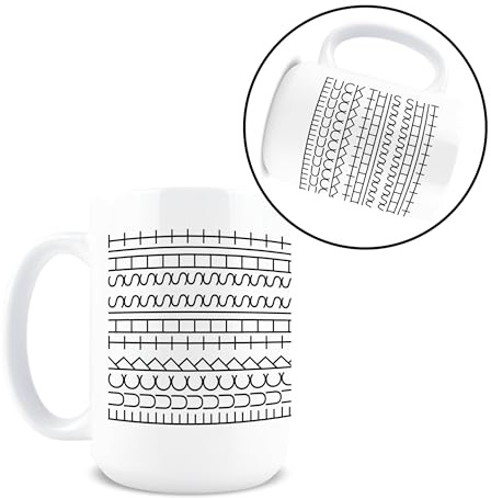 LeKuni Tasse À Café De 420ml Mug Humour, Cadeau Drole Pour Femmes, Hommes, Épouse, Sœur, Maman, Papa, Ami, tasse à café humoristique Fuck This Shit message caché