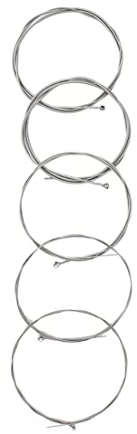 Dilwe Feel Round Bass Gitarre Saiten Helle Ton Ausgezeichnete Auswahl für Bassist 4 X Saiten (5 Strings-BW830)
