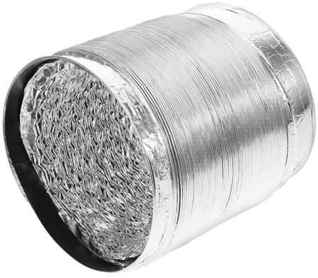 Uonlytech Flexible Foil Hose for Range Hood Vent Stove Exhaust Pipe Accessories for Kitchen Chimney Flue