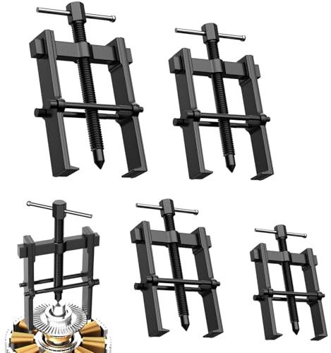 Estrattore per cuscinetti in acciaio al carbonio, 2 in 3 in 4 in 6 pollici, ingranaggi a 2 ganasce, 4 pezzi, kit per meccanici, riparazione auto, ruote, moto, garage, attrezzi manuali, officina