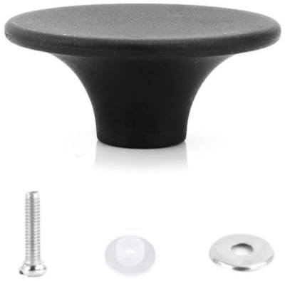 SageFurned Bakelite Ersatz-Deckelknopf für Dutch Oven, hitzebeständig und spülmaschinenfest, kompatibel mit Le Creuset und anderem Kochgeschirr, Schwarz