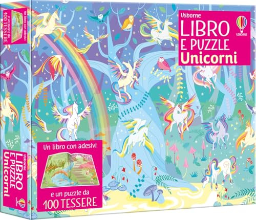 Libro e puzzle: Unicorni