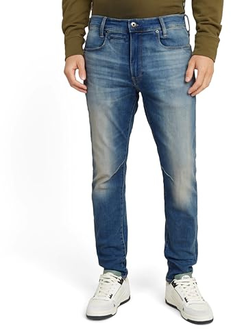 G-STAR herr Jeans D-staq 3D Slim Jeans, Blå (Medium Aged 8968-71), 36W / 30L