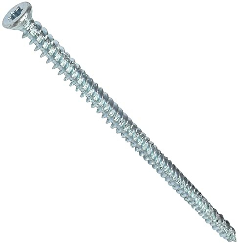 AERZETIX - C48388 - Satz von 50 Schraubanker betonschrauben ankerschrauben direkt für beton Ø7.5x152mm senkkopf konisch - mit abdruck stern T30 - direkte befestigung ohne dübel