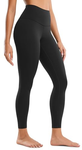 CRZ YOGA Butterluxe Yoga Leggings 25 - High Waisted Buttery Soft Womens Workout Lounge Pants Black Medium