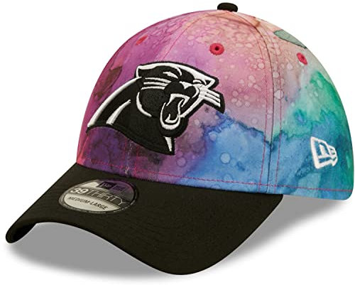 New Era 39Thirty NFL CC Panthers KepsEra Damer/Herrar - fullcap basebollkeps curved brim cap Sluten på baksidan, med skärm Vinter höst-vinter - S/M (54-57 cm) färgglad