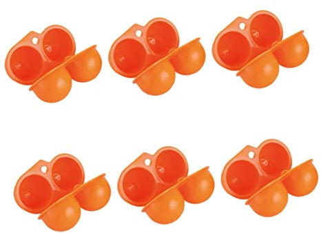 Garneck 6pièces Boîte à Œufs Portable Pour Pique- Extérieur Organisateur De Rangement Pratique Pour Œufs