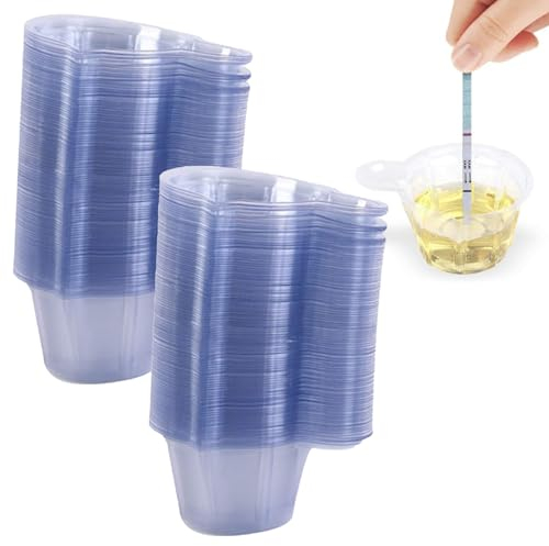 Epoxid Mixbecher,Vaso de orina,vasos para recolección de orina,Contenedor de orina,Taza de orina Bolsas de drenaje,vasos de mezcla para resina epoxi,Tazas de Pigmento,100pcs
