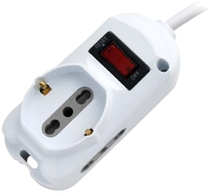 GBC MULTIPRESA MINI 3 POSTI 10-16A-SCHUKO