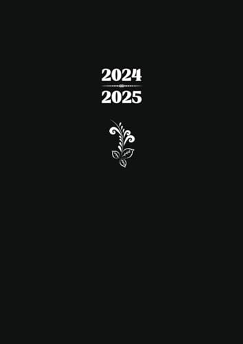 Tagesplaner 2024 2025: 1 Tag auf 1 Seite, Organisator mit Uhrzeit von September 24 bis August 25, Buchkalender A4