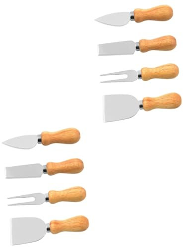 TOPBATHY 2ensembles Set De Couteaux à Fromage Et Outils De Cuisine Multifonctionnels Pour Pâtisserie Et Dégustation De Fromages