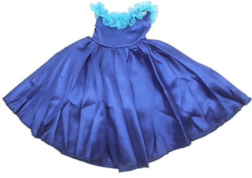 Codulu 18 Zoll amerikanische Puppenkleid-Puppen-Prinzessinnenkleid Abendkleid Freizeitkleider 43-46 cm Puppen-Zubehör 1 PCZ-Blau