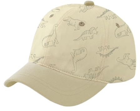 Baby Baseballkappe, Dinosaurier Muster Baseballmütze, Baby Mütze Sonnenhut, Verstellbare Cartoon Kleinkind Sonnenhüte für Jungen Mädchen Kleinkind