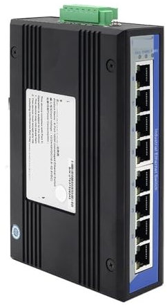 GTGFCSP Switch Ethernet Industriale Switch Ethernet Industriale Non gestito su Guida DIN a 8 Porte UT-6408W