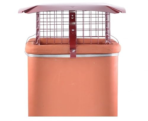 Brewer Cowls - Solid Fuel Birdguard (Square) 9 x 9 Terracotta