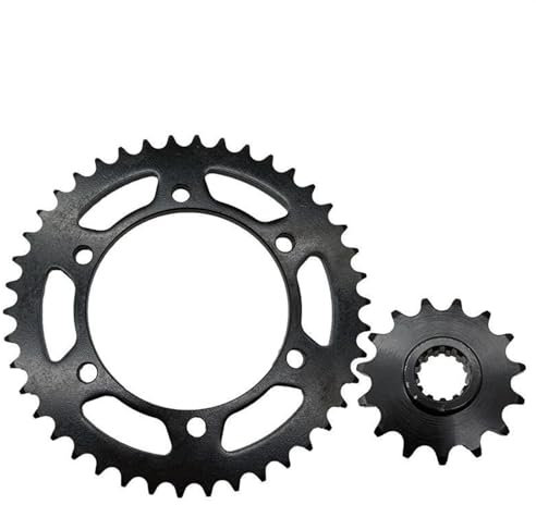 Generico Pignone di Trasmissione Kit Ruota Dentata per Catena Anteriore E Posteriore per Kawasaki ZRX400 ZRX 400 per Zephyr 400 per Zephyr400 Accessori Moto