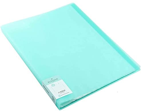 GAOJUNAN Archivbox, 3PC A3 Ordner Informationen Buch Transparente Tasche Büro Papier Lagerung Clip Schule Liefert Student Geschenke Sammelmappe(F)