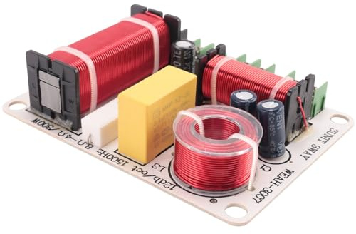 Diffusore di frequenza a 3 vie, 300 W, audio Hi-Fi Crossover, filtro audio crossover per auto HiFi, distributore di frequenza per modifica degli altoparlanti domestici fai da te